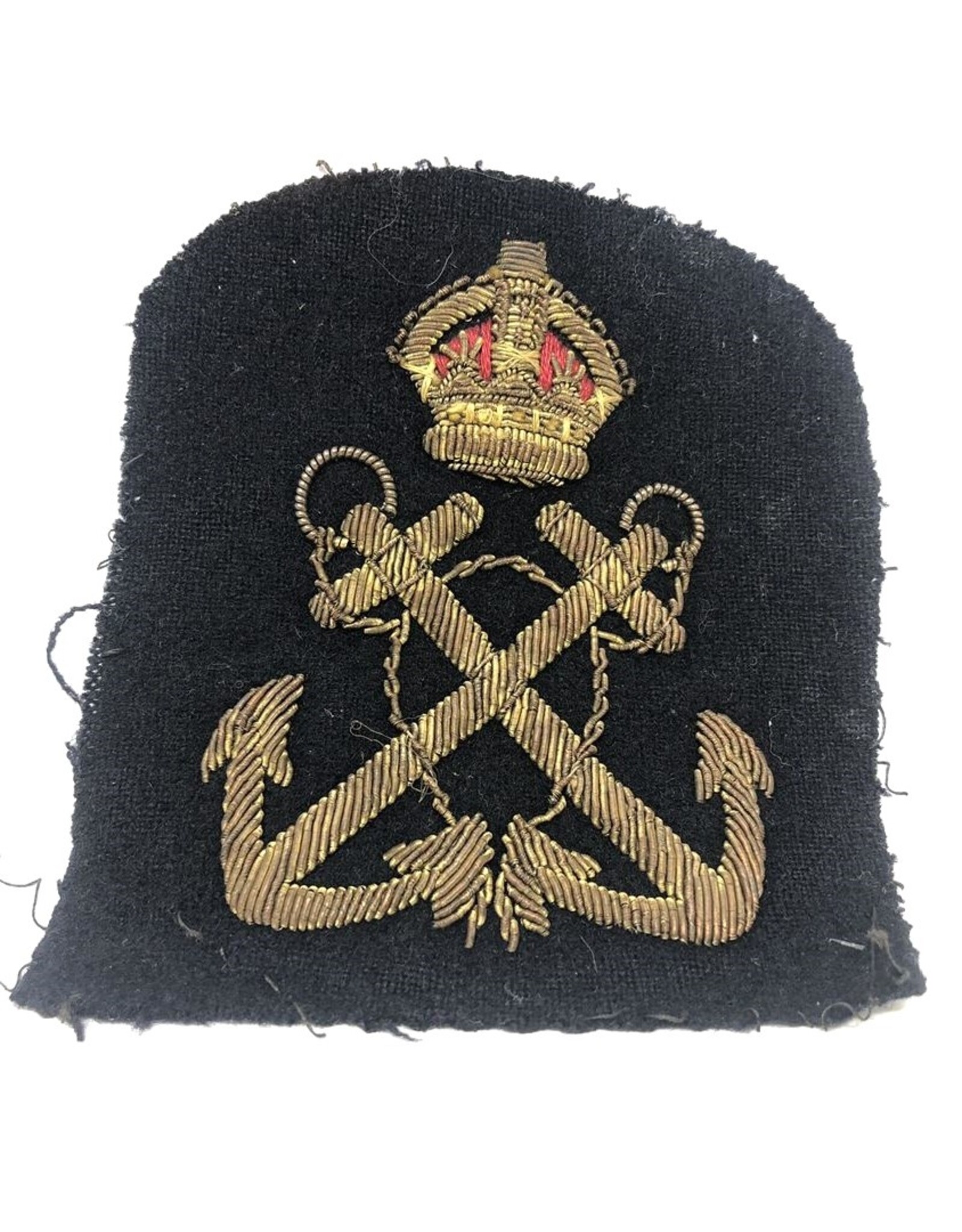 Military badges - set of four, navy, wire thread