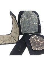 Military badges - set of four, navy, wire thread