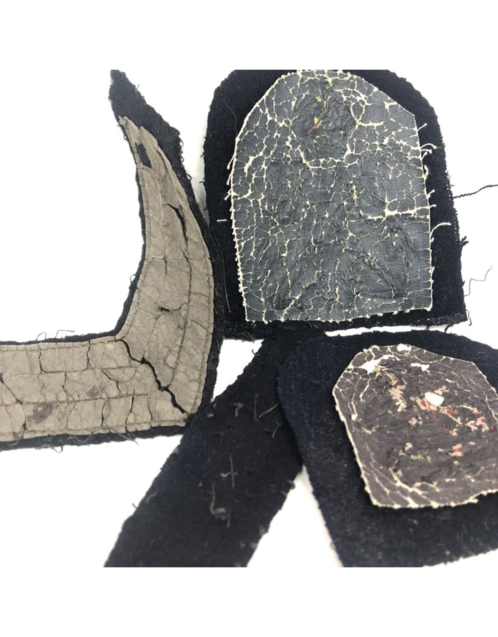 Military badges - set of four, navy, wire thread