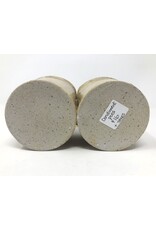 Condiment pots - brown speckled pottery, joined together Condiment pots - brown speckled pottery, joined together