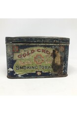 Tobacco tin - Gold Cross Smoking Tobacco, rustic condition