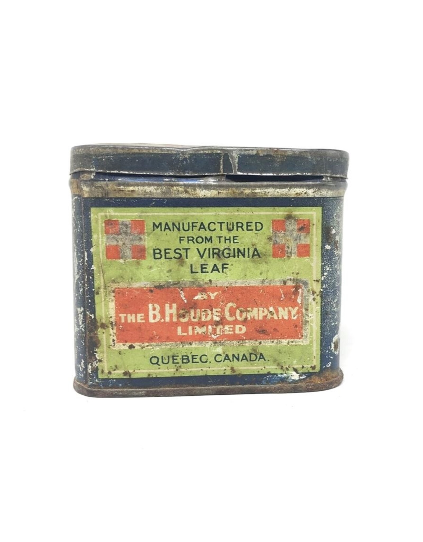 Tobacco tin - Gold Cross Smoking Tobacco, rustic condition