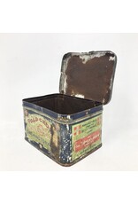 Tobacco tin - Gold Cross Smoking Tobacco, rustic condition