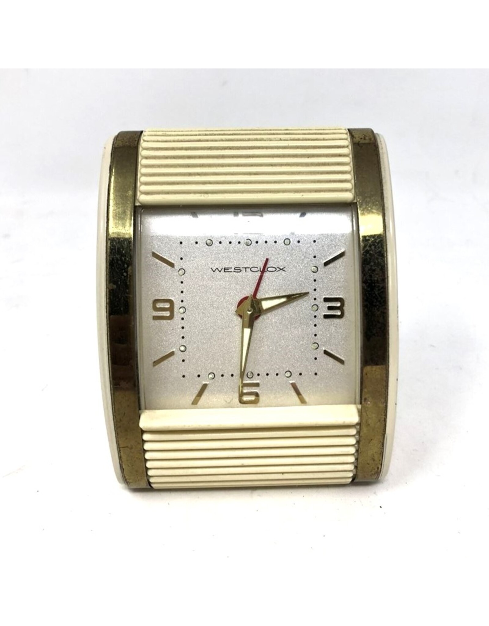 Clock - Westclox Alarm close with tambour cover