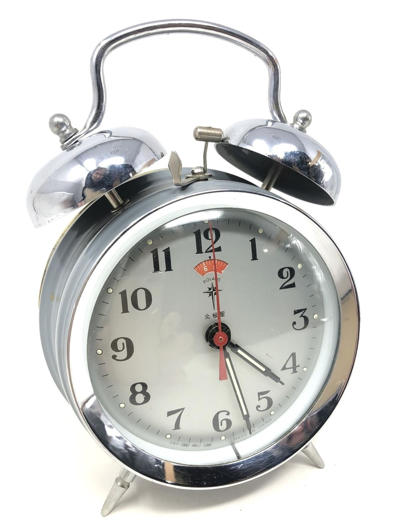 Clock - Polaris Chinese vintage wind up alarm
