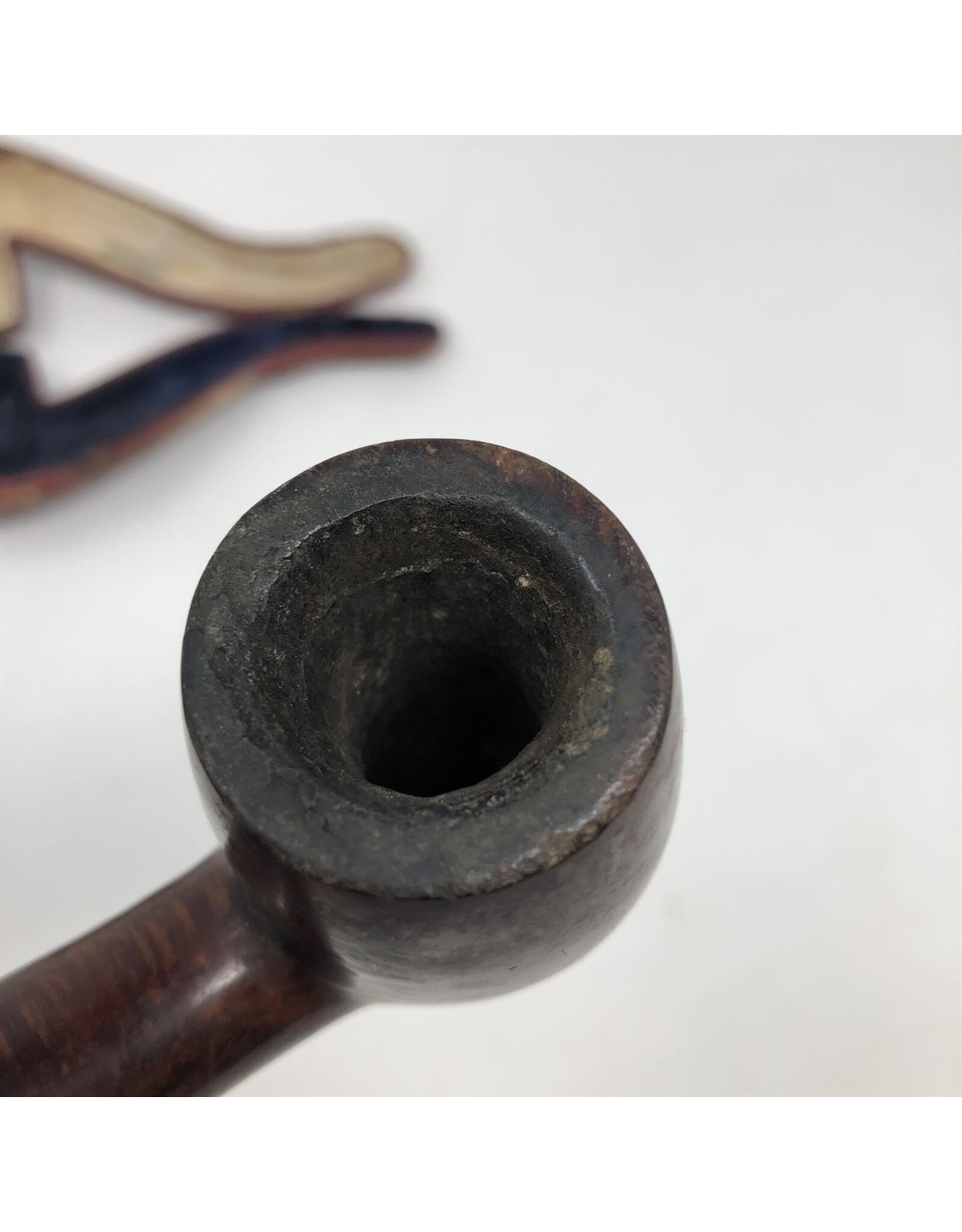 Pipe - vintage, in case, stem bit missing
