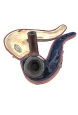 Pipe - vintage, in case, stem bit missing