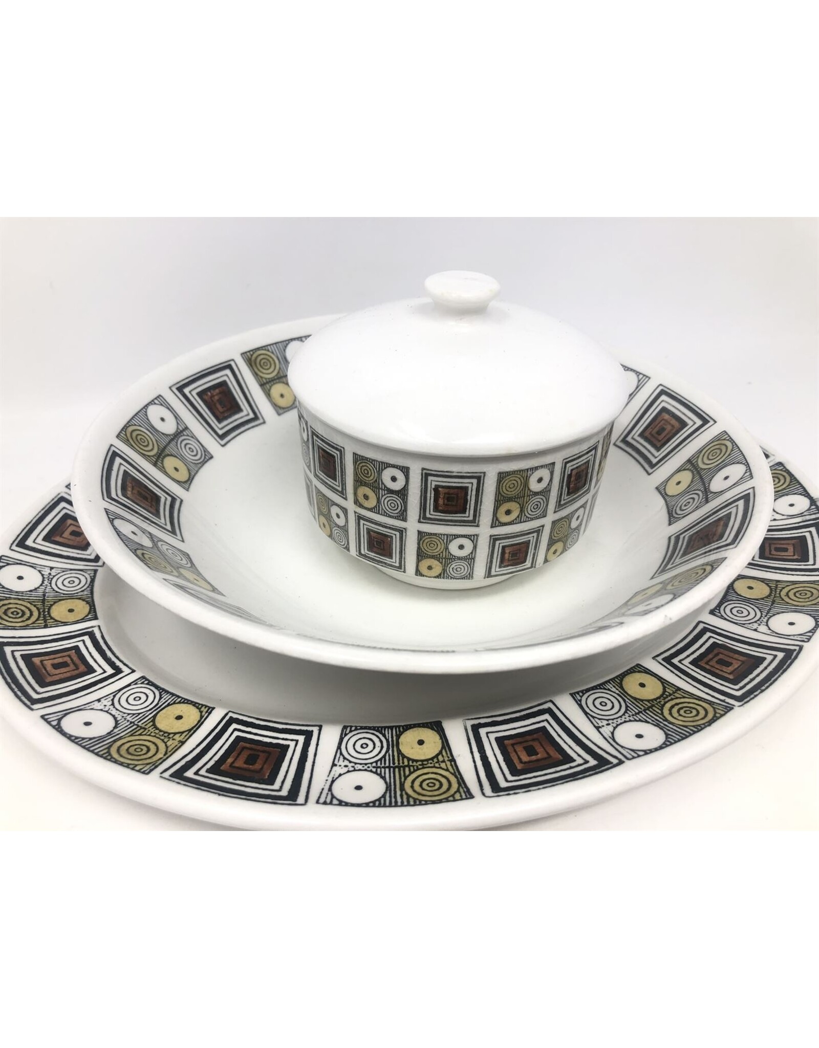 Ironstone plate set