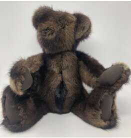 Large real fur teddy bear