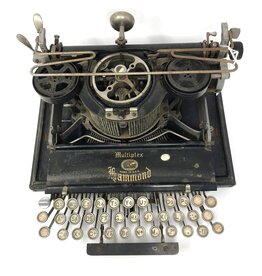 Hammond Multiplex folding typewriter