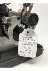 Hammond Multiplex folding typewriter
