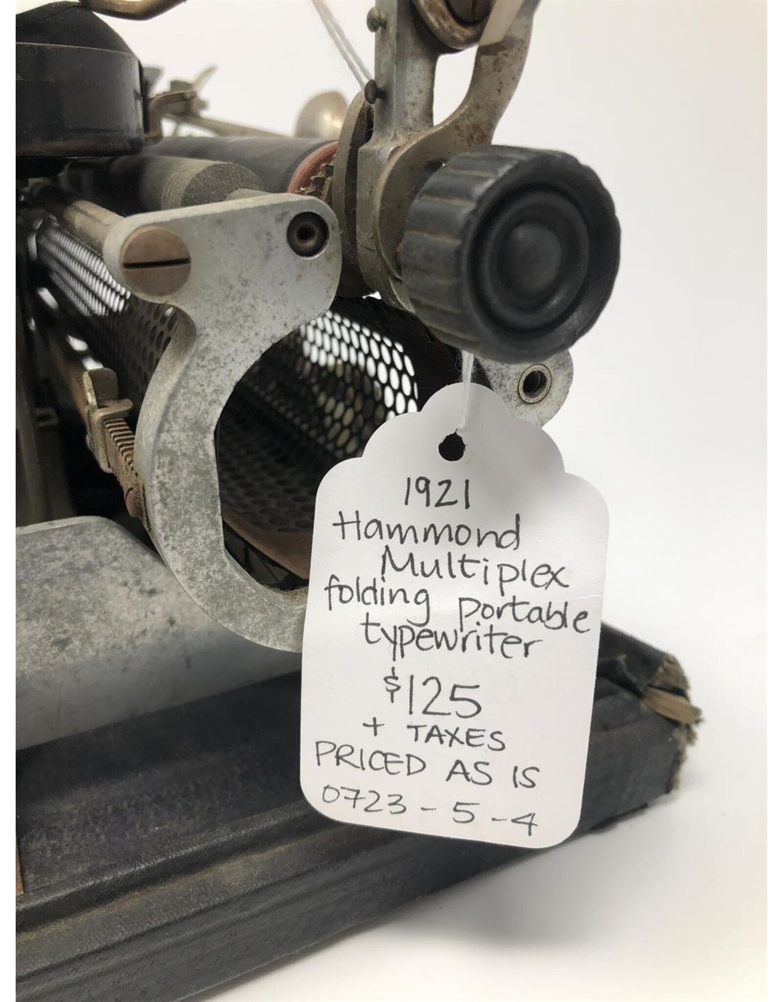 Hammond Multiplex folding typewriter