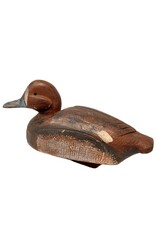 Carved wooden duck decoy