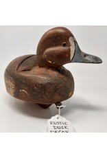 Carved wooden duck decoy