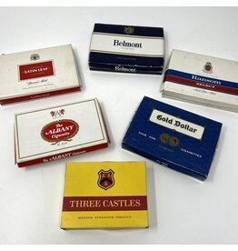 Assorted cigarette packages Assorted cigarette packages