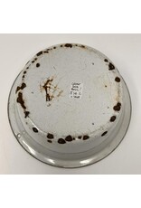 Enamel dog bowl