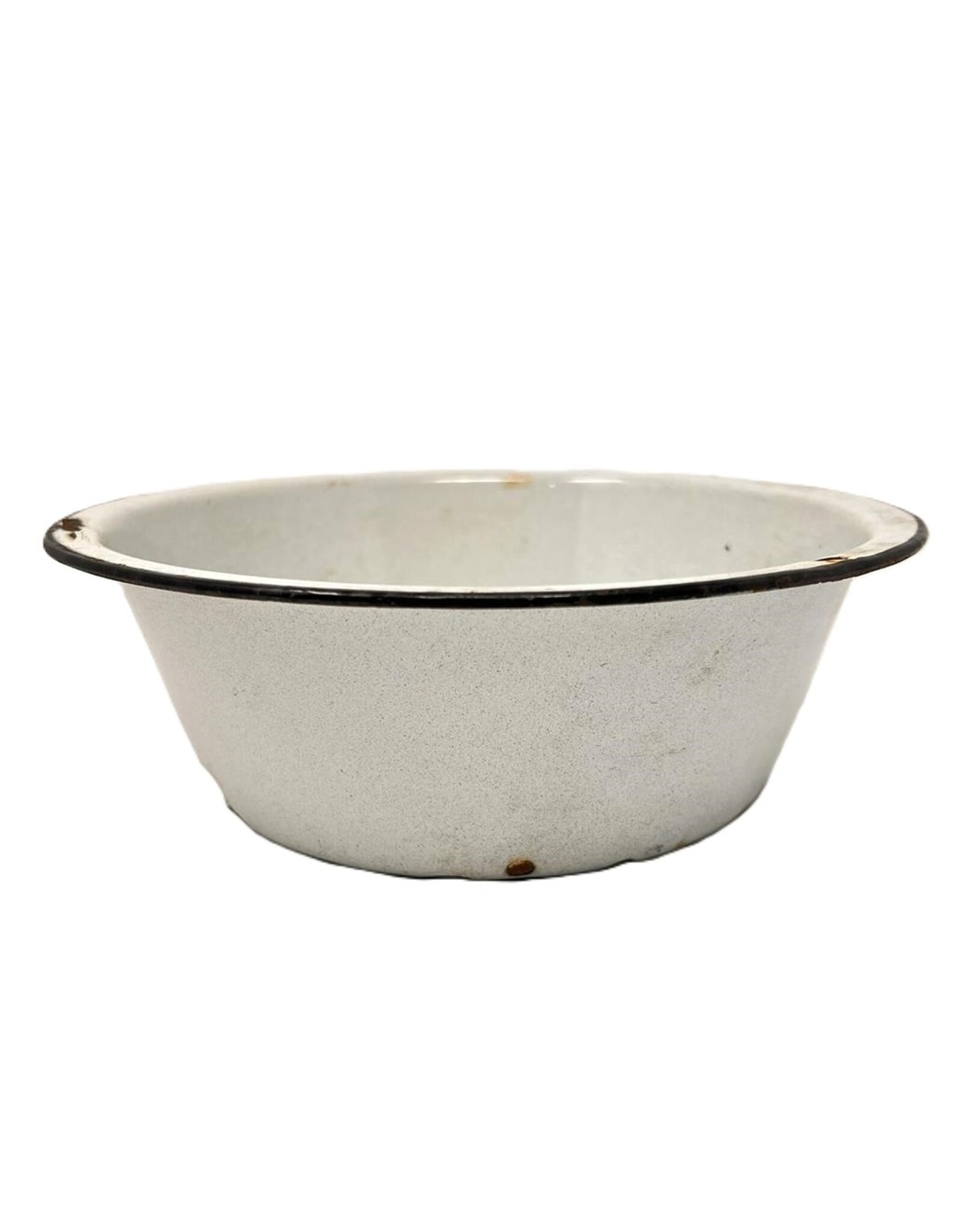 Enamel dog bowl