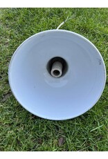 White enamel light shade