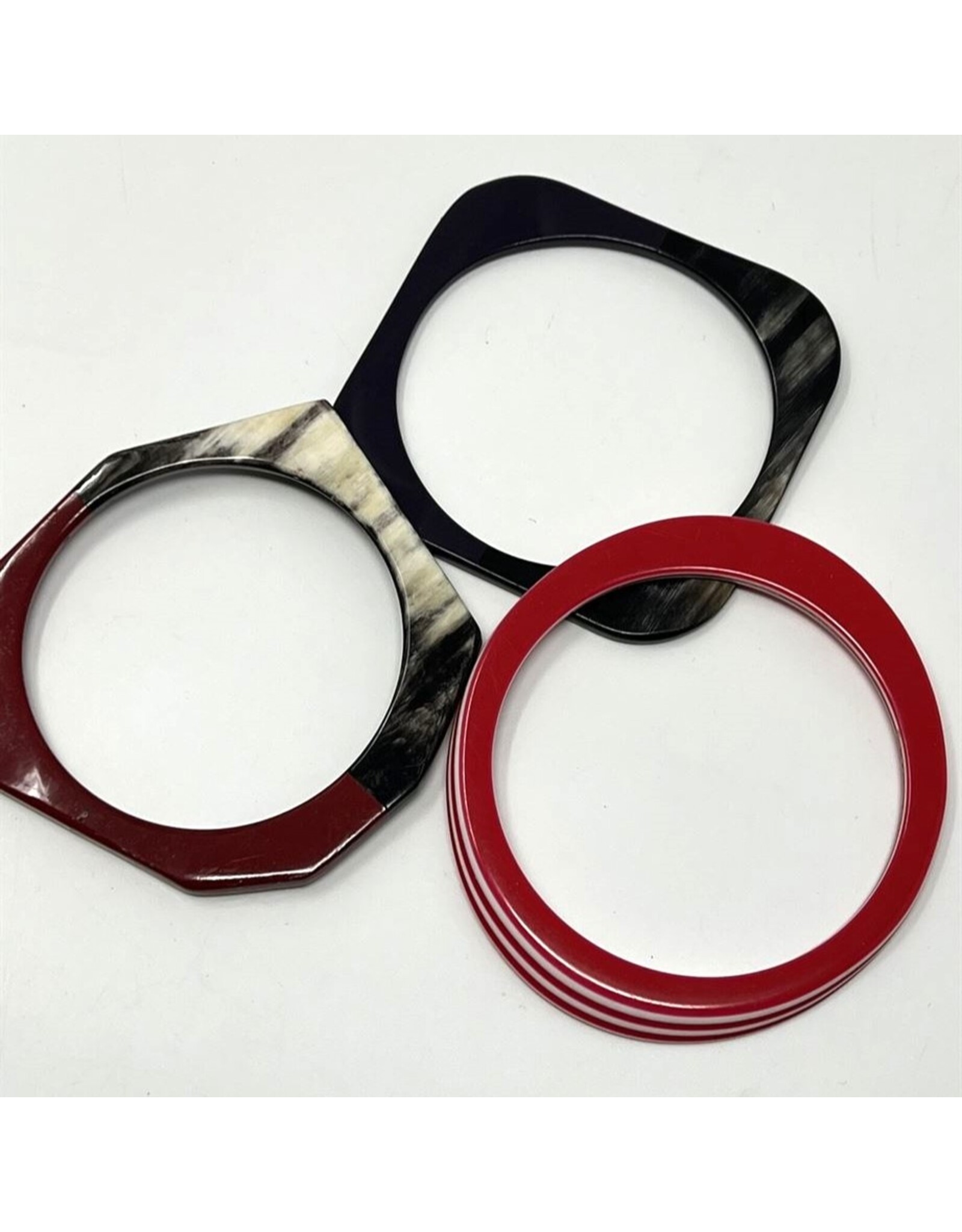 Collection of vintage celluloid bangles