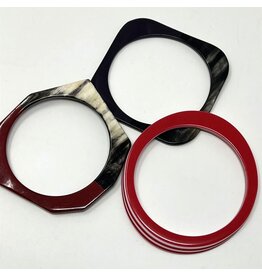Collection of celluloid bangles
