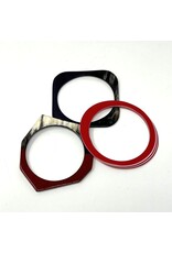 Collection of vintage celluloid bangles