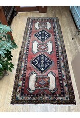 1950s veg dye hand-knotted Luri runner
