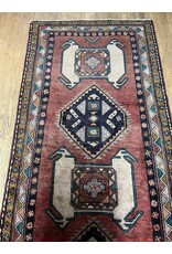 1950s veg dye hand-knotted Luri runner
