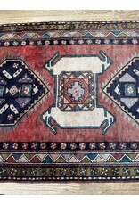 1950s veg dye hand-knotted Luri runner