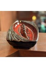 Ashtray - Blue Mountain Pottery, red glaze