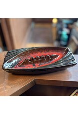 Ashtray - Blue Mountain Pottery, red glaze
