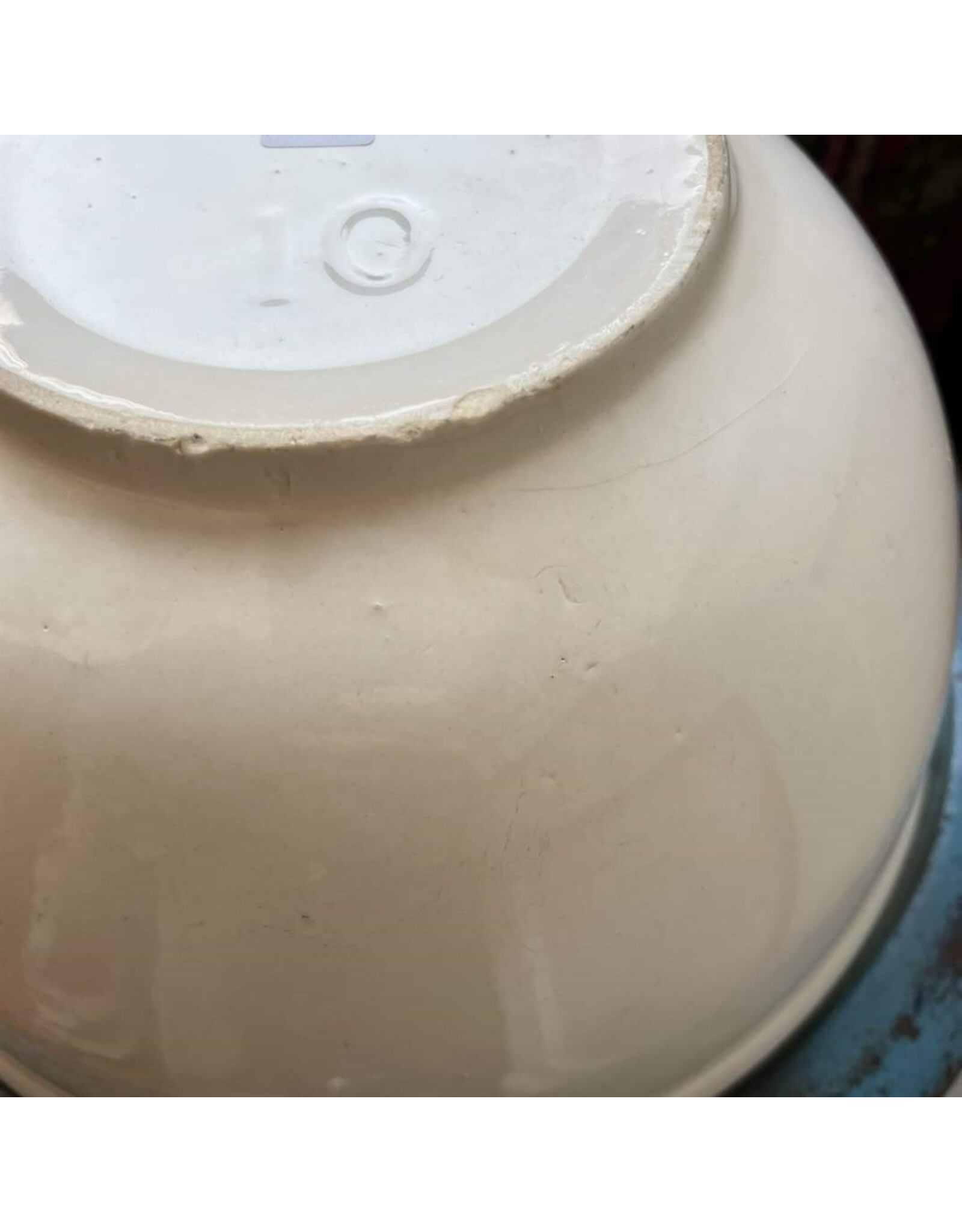 Mixing bowl - large, impressed 10 on base