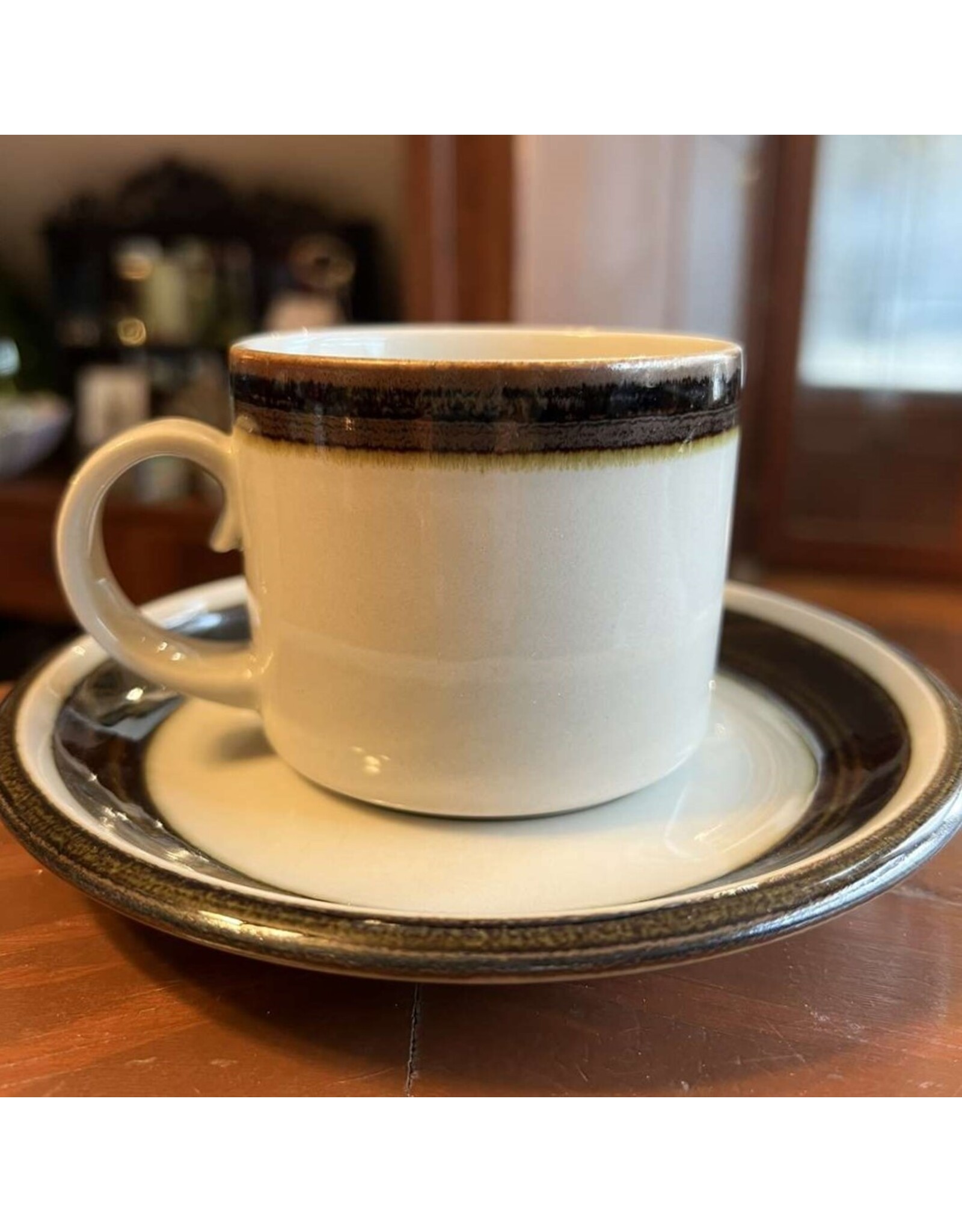 Cup & saucer - Arabia Finland Karelia, 24, 37