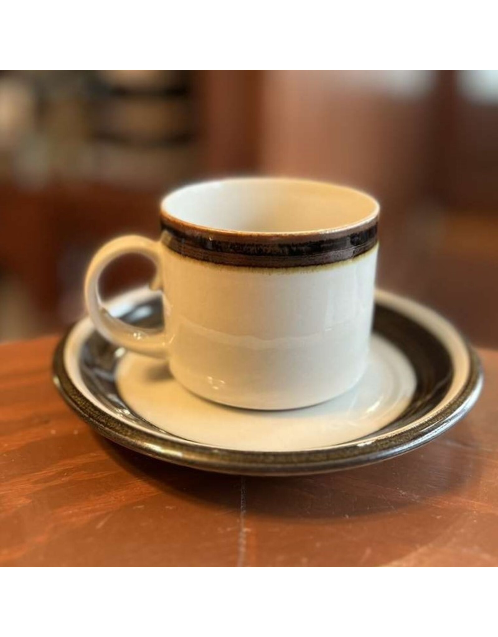 Cup & saucer - Arabia Finland Karelia, 24, 37