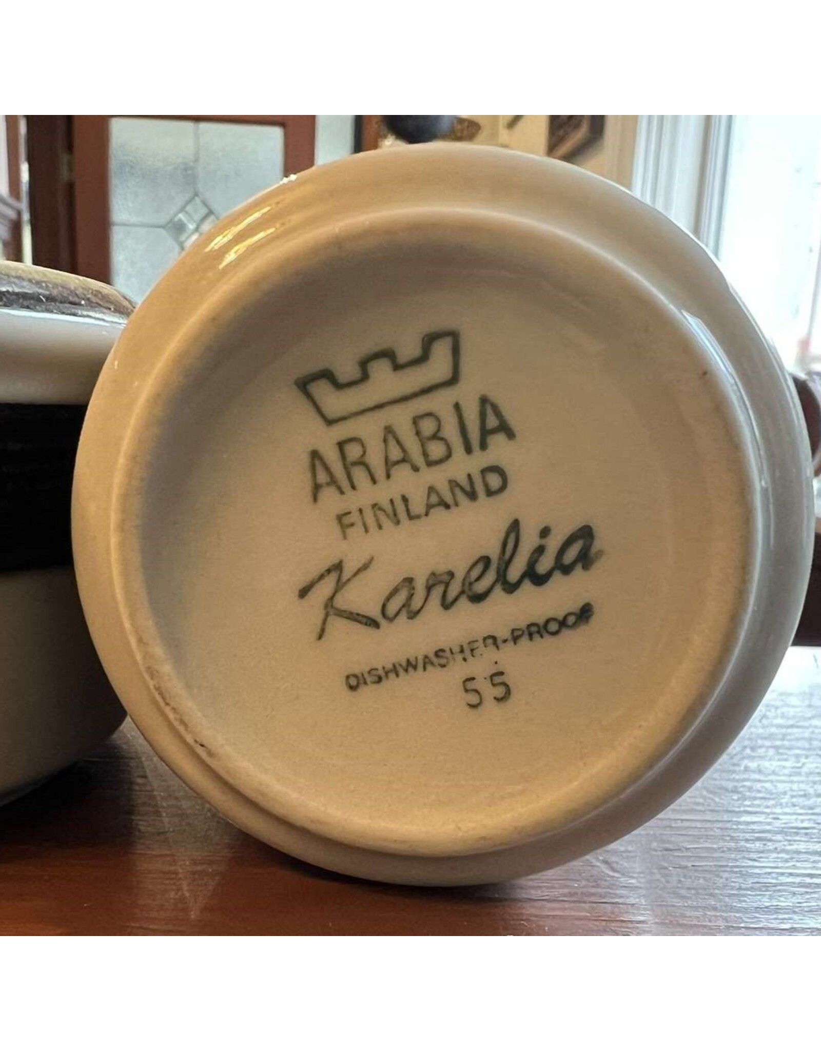 Cream and sugar - Arabia Finland Karelia 55, 37
