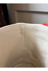 Pitcher - Vintage Czech pottery woodpecker