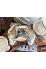 Hockey shoulder pads - leather Black Diamond SH62 Junior