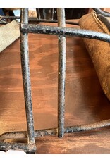 Antique leather catcher's mask