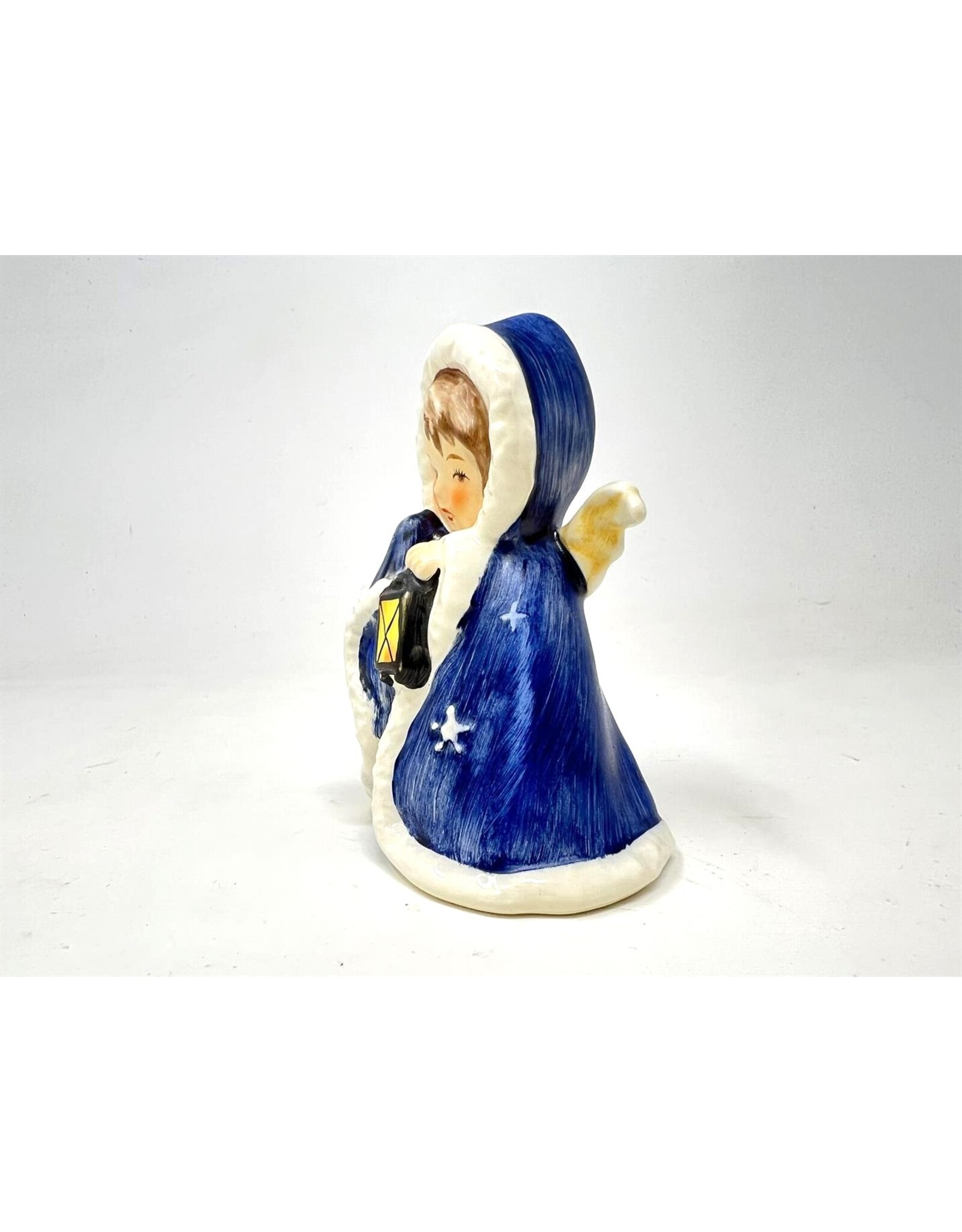 Goebel figurine - angel with lantern and blue cloak ROB 412 1958