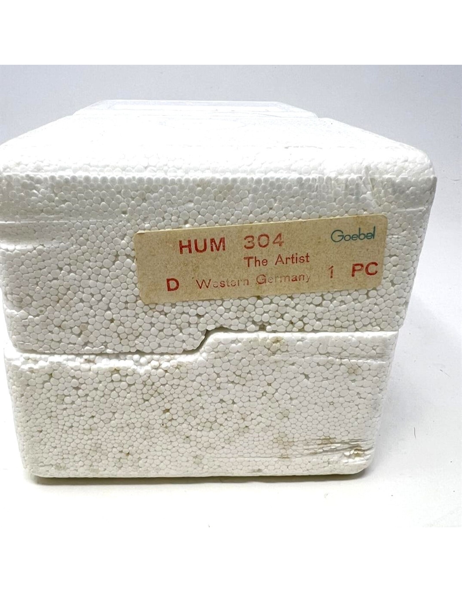 Hummel figurine - The Artist 304 1980 styrofoam box