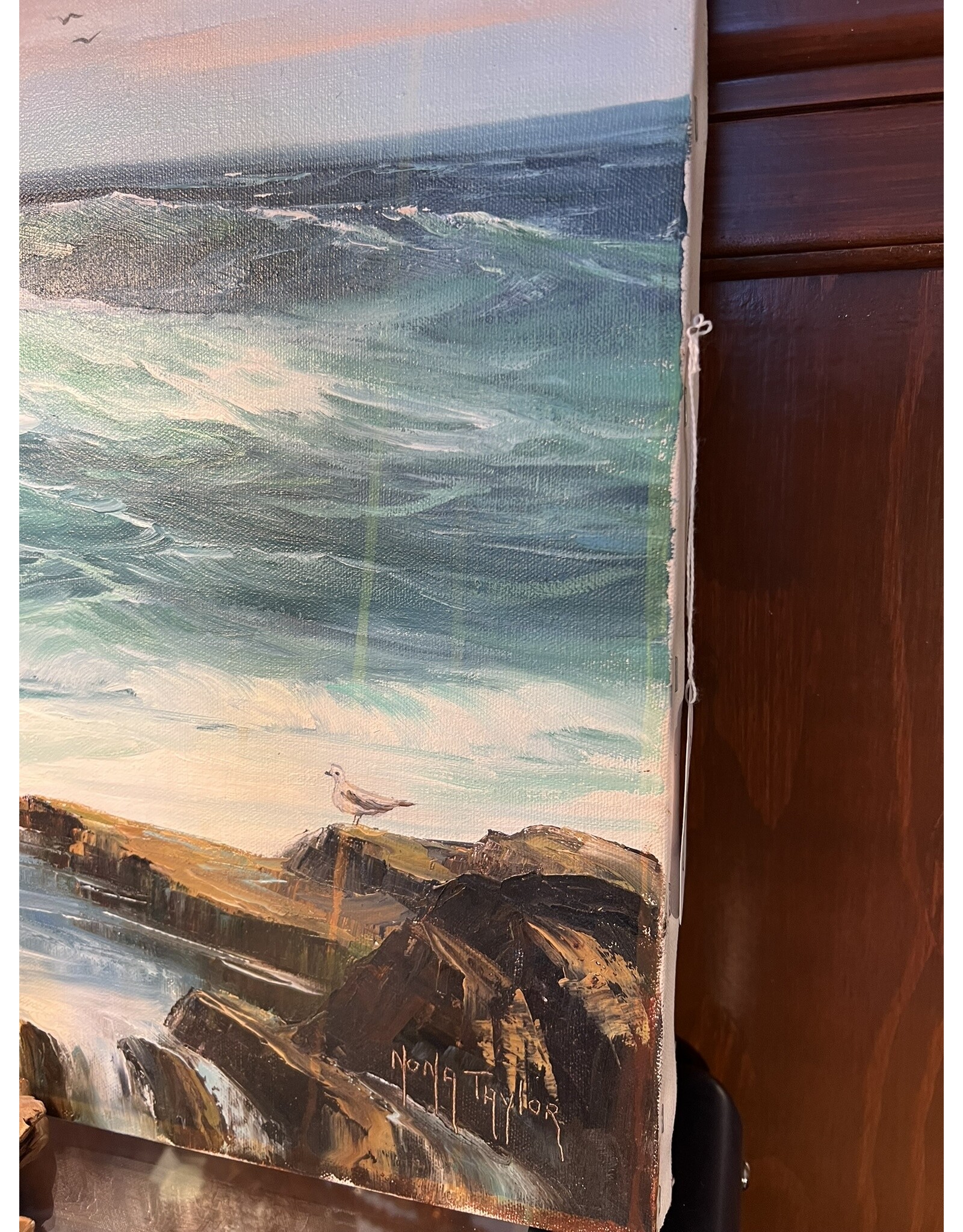 Painting - original oil Nona Taylor, unframed