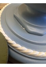 Lamp - Wedgwood-style painted table lamp