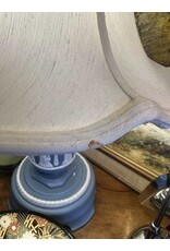 Lamp - Wedgwood-style painted table lamp