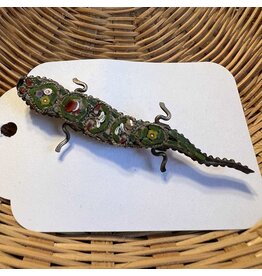 Micro mosaic brooch