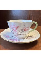 Cup & Saucer - Shelley Bone China Rosalie dainty style