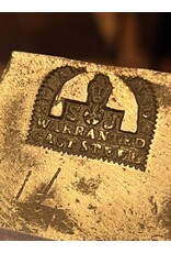 Antique woodworking plane - coffin shape, Warranted Cast Steel, 1892