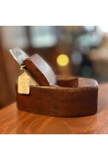 Antique woodworking plane - coffin shape, Warranted Cast Steel, 1892