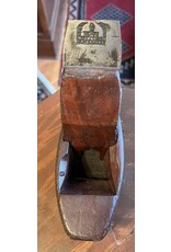 Antique woodworking plane - coffin shape, Warranted Cast Steel, 1892