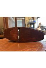 Antique woodworking plane - coffin shape, Warranted Cast Steel, 1892