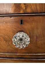 Chest of drawers - antique bow front chest of five drawers