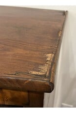 Chest of drawers - antique bow front chest of five drawers